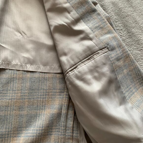 Vintage Plaid Sports Jacket. Clipper Craft by The Blade. See Measurements Below. - Picture 10 of 16